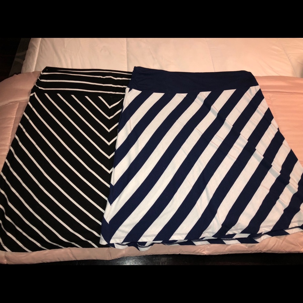 ✨Bundle of 2 Striped Skirts XL✨